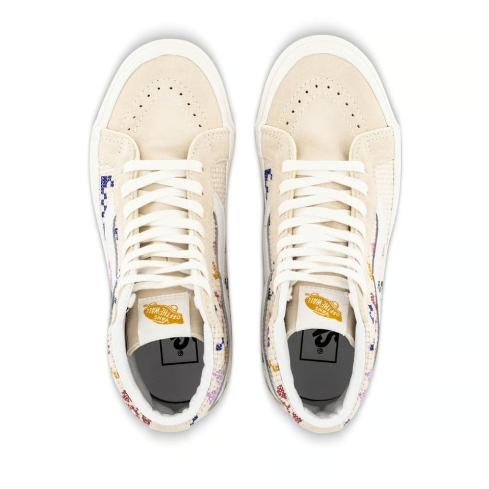 Vans Sk8 Hi 38 Dx Stitched Together Women 5.5 Anaheim White Blue 012026 - Picture 5 of 8